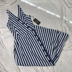 NWT || White & Blue Dress